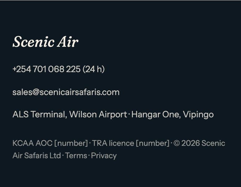 Mobile footer