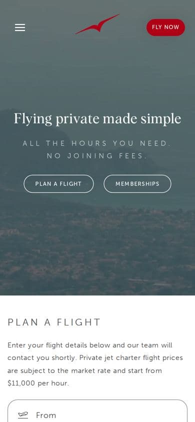 VistaJet mobile